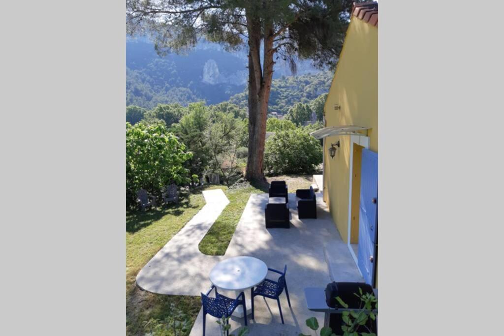 Vue Panoramique Sur Le Chateau,Montagne Et Grottes Fontaine-de-Vaucluse Exterior photo